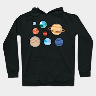 Planets Of Solar System Hoodie